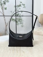 Chanel Hobo Handbag Shiny Lambskin & Gold-Tone Metal Black - 23x13x8cm - 5