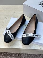Dior J'Adior Ballet Flat Black Lambskin  - 3