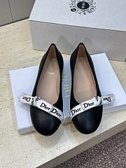 Dior J'Adior Ballet Flat Black Lambskin  - 5