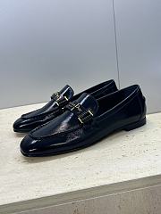 Monsieur Dior Loafer Black Crinkled Patent Calfskin - 4