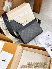 LV Gaston Wearable Wallet Monogram Eclipse M81124 - 22x14.5x4.5cm - 2