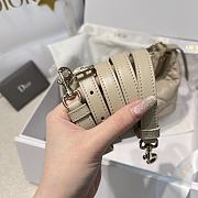 Dior Medium Nomad Bag Latte Macro Macrocannage Calfskin - 22x13x9.5cm - 4