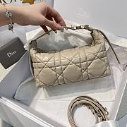 Dior Medium Nomad Bag Latte Macro Macrocannage Calfskin - 22x13x9.5cm - 2