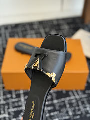 LV Mare Flat Mule Black 1AITR8  - 5
