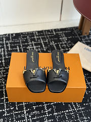 LV Mare Flat Mule Black 1AITR8  - 4