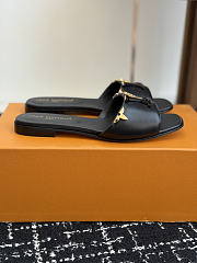 LV Mare Flat Mule Black 1AITR8  - 3