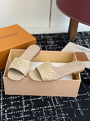 LV Lily Flat Mule Beige 1AHM99  - 2