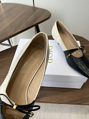 Dior Muse Pump Black and Cream Crocodile Printed Calfskin 3cm - 6