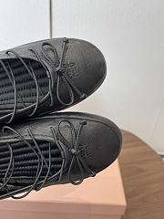 Miumiu Leather Ballerinas Black - 6