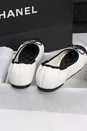 Chanel Ballet Flats Lamskin Black & White - 3