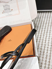 Hermes Miss Sandal Calfskin Black - 5
