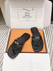 Hermes Miss Sandal Calfskin Black - 2