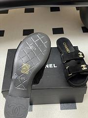 Chanel Mules Suede Kidskin Black - 2