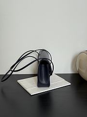 Chanel Small Flap Bag Grained Shiny Calfskin & Gold-Tone Metal Dark Blue - 15x22x7cm - 5