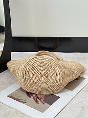 The Row Emilie Raffia Basket Bag in Natural - 27.5x17x14cm - 6