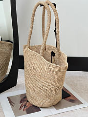 The Row Emilie Raffia Basket Bag in Natural - 27.5x17x14cm - 4