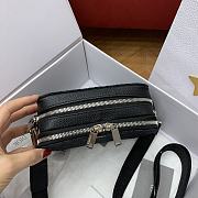 Dior Zipped Pouch with Strap Black Dior Oblique Jacquard - 17x12.5x6cm - 6