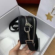 Dior Zipped Pouch with Strap Black Dior Oblique Jacquard - 17x12.5x6cm - 3