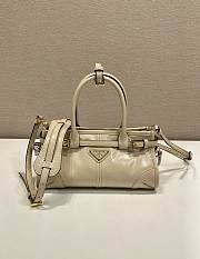 Prada Bonnie Leather Mini Handbag Travertine 1BA486 - 23.5x12x9cm - 1