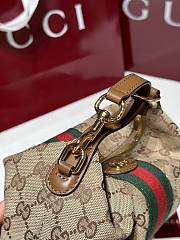 Gucci Vanity Mini Bag Beige And Brown GG Canvas - 19x10x9cm - 4