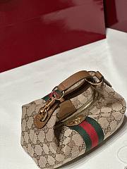 Gucci Vanity Mini Bag Beige And Brown GG Canvas - 19x10x9cm - 3