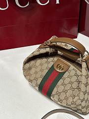 Gucci Vanity Medium Bag Beige And Brown GG Canvas - 27.5x13x14.5cm - 3