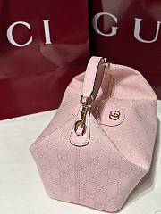 Gucci Vanity Medium Bag Light Pink GG Canvas - 27.5x13x14.5cm - 2