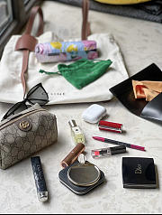 Gucci Ophidia GG Cosmetic Case Beige And Brown GG Canvas - 16x9x9cm - 4