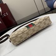 Gucci Lunetta Small Crossbody Bag Beige And Brown GG Canvas - 22x13x3cm - 2