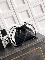Chanel Clutch With Leather Strap Lambskin & Gold-Tone Metal Black - 18x12x5cm - 4