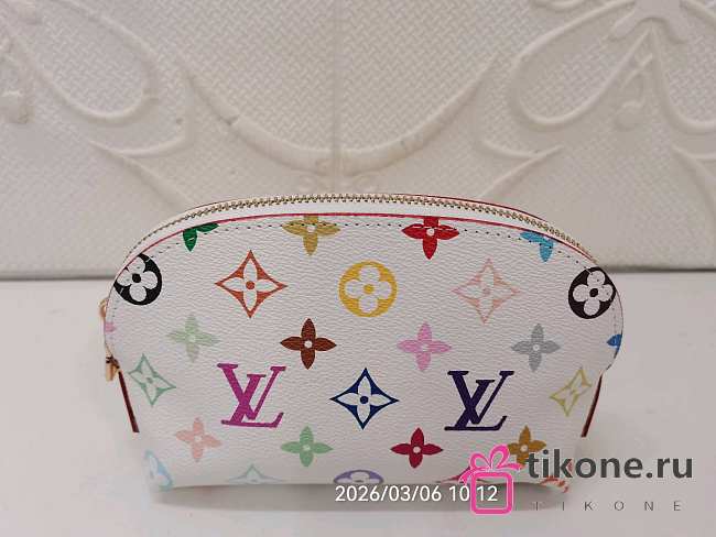 Gift LVxTM Cosmetic Pouch Multicolor/White  - 1