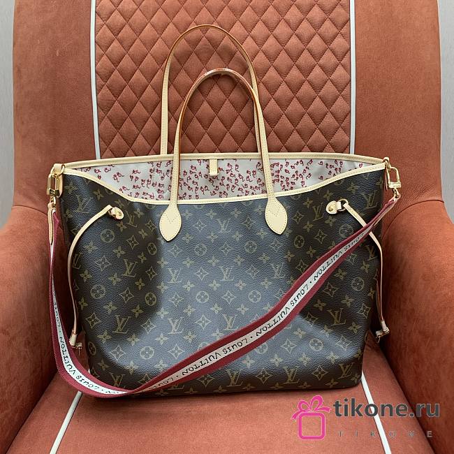 LV Travels With Grace Coddington Neverfull Inside Out GM M15124 - 39x32x19cm - 1