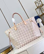 LV Neverfull GM Damier Azur Canvas Rose Ballerine Pink N40601 - 39x32x19cm  - 1