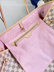 LV Neverfull GM Damier Azur Canvas Rose Ballerine Pink N40601 - 39x32x19cm  - 2
