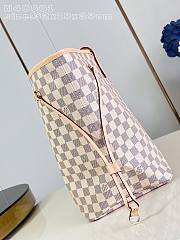 LV Neverfull GM Damier Azur Canvas Rose Ballerine Pink N40601 - 39x32x19cm  - 3