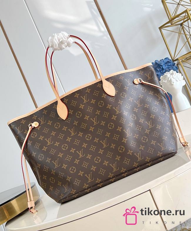 LV Neverfull GM Monogram Canvas Beige M46978 - 39x32x19 cm - 1