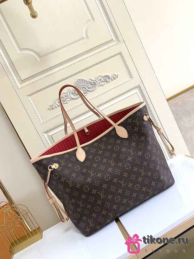 LV Neverfull GM Monogram Canvas Cerise Red M40990 - 39x32x19 cm - 1
