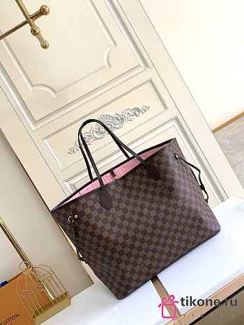 LV Neverfull GM Damier Ebene Canvas Rose Ballerine Pink M40990 - 39x32x19cm