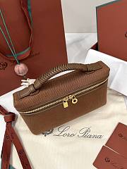 Loro Piana Extra Pocket L19 Cotton Colour Vicuna/Dark Vicuna/Sun Gold (B5UR) - 19x7x12cm - 6