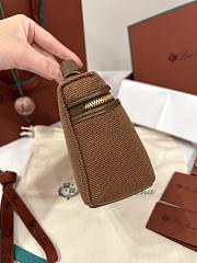 Loro Piana Extra Pocket L19 Cotton Colour Vicuna/Dark Vicuna/Sun Gold (B5UR) - 19x7x12cm - 2