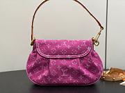 LV Sunset Monogram Denim Fuchsia M28291 - 27x18x3cm - 2