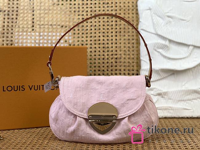 LV Sunset Monogram Denim Pink M13347 - 27x18x3cm - 1