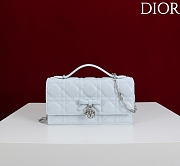 My Dior Mini Bag Ice Blue Cannage Lambskin Bow - 21x11.5x4.5cm - 5