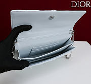 My Dior Mini Bag Ice Blue Cannage Lambskin Bow - 21x11.5x4.5cm - 4