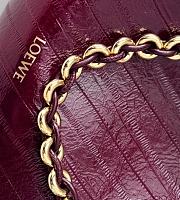 Loewe Medium Flamenco Purse in Hagfish Red - 30x20x10.5cm - 6