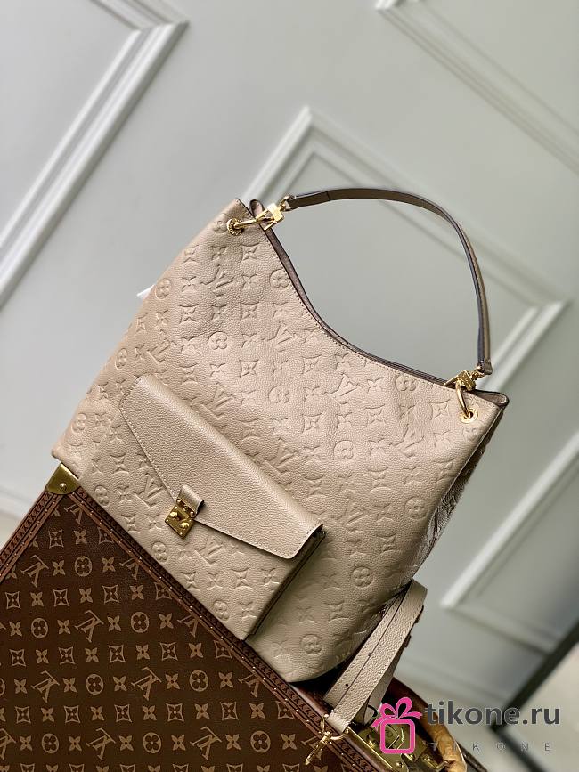 LV Hobo Metis Monogram Empreinte Tourterelle M27937- 35x32.5x10cm - 1