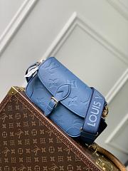 LV Diane Monogram Empreinte Blue Jean M27362 - 24x15x9cm - 5