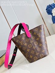 LV All In BB Monogram/Crocodile Fuchsia N30025 - 16x18x12cm - 6