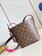 LV All In BB Monogram/Crocodile Fuchsia N30025 - 16x18x12cm - 5