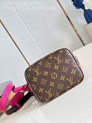 LV All In BB Monogram/Crocodile Fuchsia N30025 - 16x18x12cm - 4